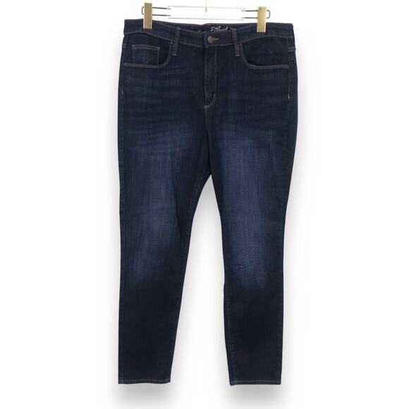 Universal Thread High Rise Skinny Jeans 16/33R Stretch 5-Pocket Dark Wash Denim - Picture 1 of 6